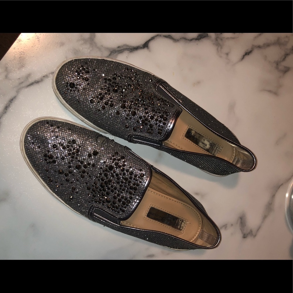 Studded slip on sneaker